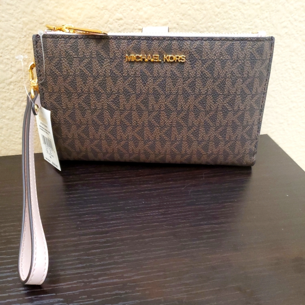 Michael kors Jet Set Double Zip Wristlet Wallet